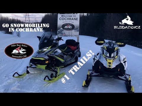 World's #1 Snowmobile Trails | Go Snowmobiling in Cochrane! | Polar Bear Riders Snowmobile Club