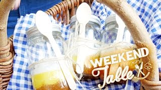 芝生の上のレモンケーキ - Picnic Lemon Cake  -  【WEEKEND TABLE】