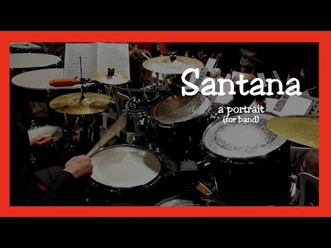 Santana a portrait drum cover for band Giancarlo Gazzani Oye como va