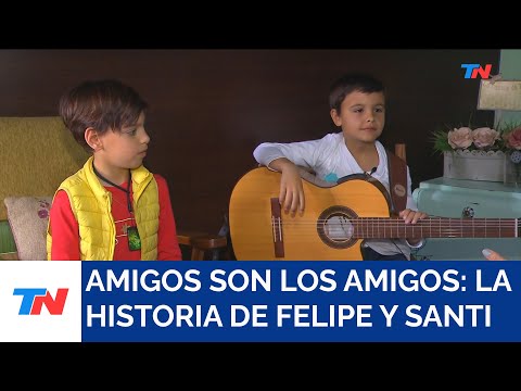 Santi y Felipe, su amistad y el amor por la música