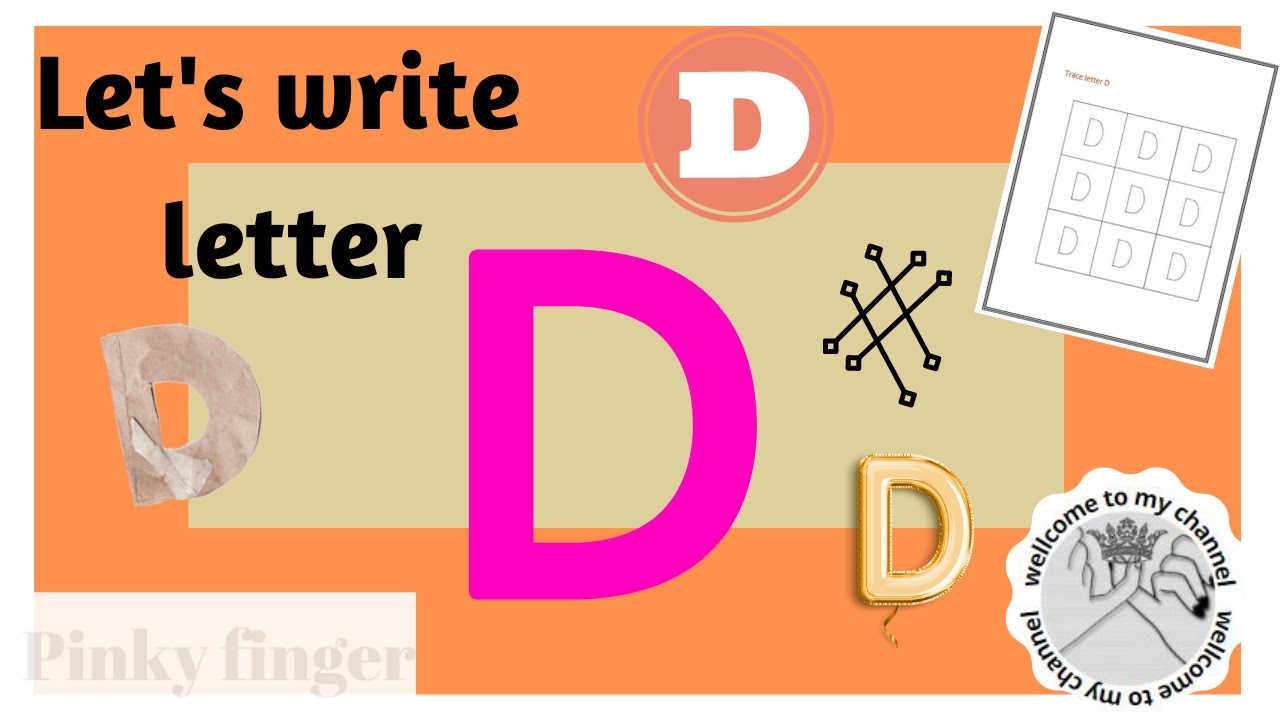 Letter D Worksheets - 50 FREE Printable // Letter D Worksheets // Lets Write Letter D // DDD
