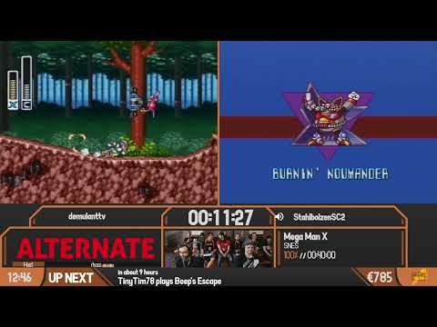 Mega Man X | 100% Speedrun by demulanttv & StahlbolzenSC2 | BSG Annual 2023