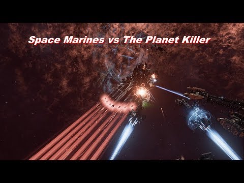 Space Marines vs The Planet Killer! Rank 130, Heroic Difficulty, 1500 Ps - Battlefleet Gothic Armada
