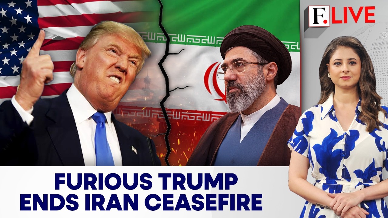 Trump Says Ceasefire Is Over, Calls Iranian Leaders 'Sick' | Firstpost Live