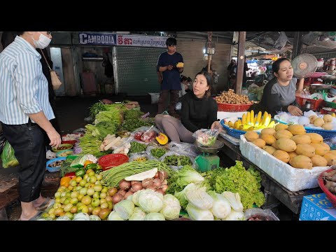 Market Walking Tour 2026! Buying Fresh Fish & Cooking Crispy Cambodian Food