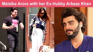 Malaika Arora Meet Ex Husband Arbaaz Khan at his Home after Breakup with Arjun Kapoor