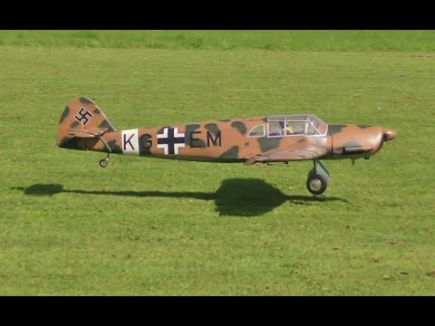 WW2 RC FIGHTERS DISPLAY - ZERO + BEARCAT + ME 108 - BUCKMINSTER WARBIRDS - 2021