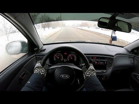 2011 KIA RIO POV TEST DRIVE