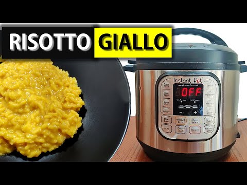 INSTANT POT - Come fare un CREMOSO RISOTTO GIALLO