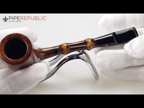 Stanwell Bamboo Pfeifen braun poliert Einzelstück