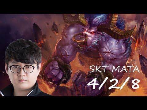 SKT Mata Stream: Mata Alistar KDA 4/2/8.
