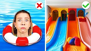 Building a Water Park At Home! Fantastic Gadgets, Cool DIY Tricks and Funny Moments