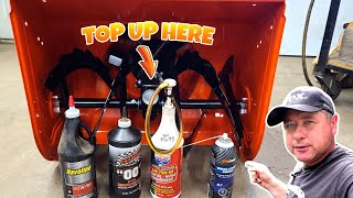 HOW-TO Lubricate The Auger Gear Box On ARIENS, MTD, CUB CADET SNOWBLOWER With No Drain Plug!