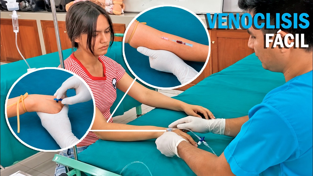 Cómo poner una Venoclisis (canalizar) – Fácil
