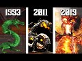 The Evolution Of Liu Kang S Dragon Form 1993 2019