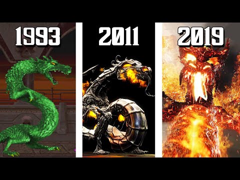 Liu Kang's Transformation into a Dragon