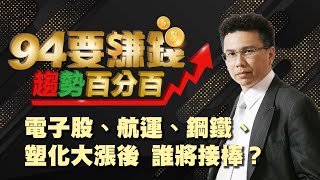 電子股、航運、鋼鐵大漲後 誰將接棒?