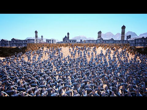 Can 1,000 Golden Knight save Sparta from 40,000 Persian Siege ? - Ultimate Epic Battle Simulator