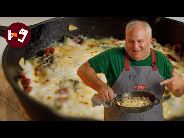 ACELGAS GRATINADAS, con bechamel y parmesano, una CENA FÁCIL Y DELICIOSA