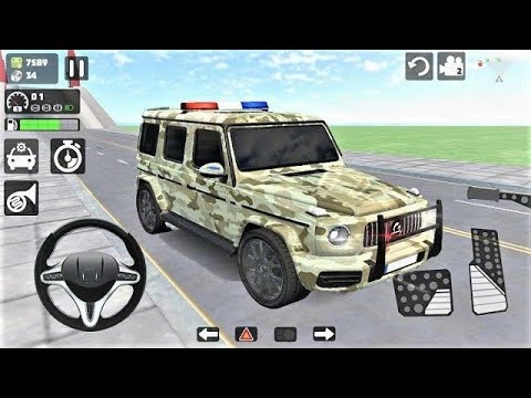 Offroad 4x4 Army Jeep G63 Driving 2020 - City Car Driving  - Android Gameplay
