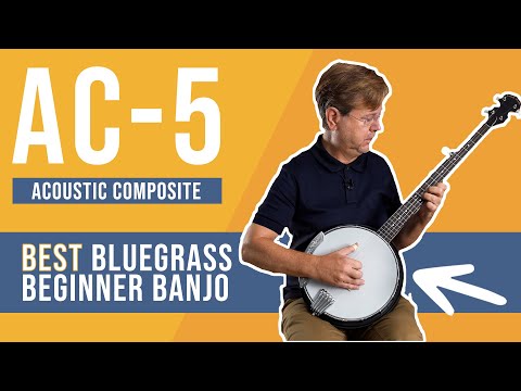 Gold Tone AC-5 Bluegrass 5-String Resonator Banjo 2022 - Black Composite image 6