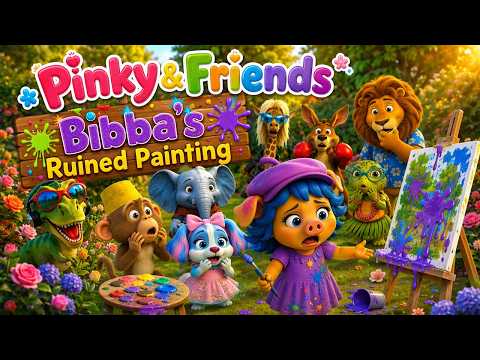 Bibba's Ruined Painting | A Story About Mistakes, Kindness & Friendship
