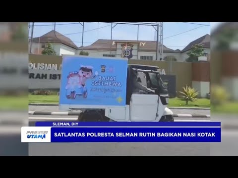 BAJAI ISTIMEWA, SARANA SATLANTAS POLRESTA SLEMAN KAMPANYEKAN PILKADA DAMAI