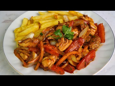 🇵🇪 Pollo Saltado Peruano | Receta Fácil de Pollo Saltado