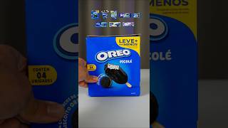 experimentei vários produtos da oreo que não são o biscoito original!#oreo #sorvete #bis #chocolate