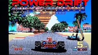 Power Drift playing on the Saturn