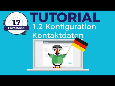 2/ PrestaShop 1.7:  Konfiguration Kontaktdaten