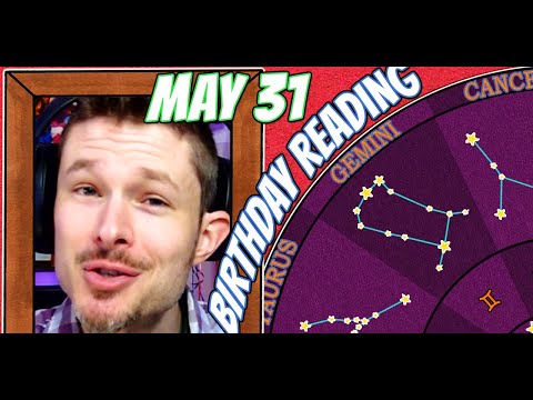 'Secret Language of Birthdays' May 31 Birthday Reading 🎉