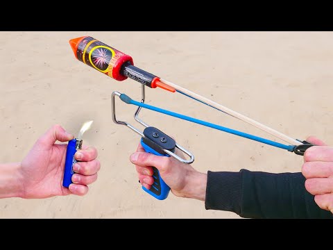 Experiment: Slingshot with Rockets