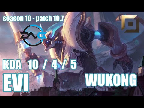 【韓国サーバー/GM/Duo Steal】DFM EVI ウーコン(Wukong) VS フィオラ(Fiora) TOP - Patch10.7 KR Ranked【LoL】