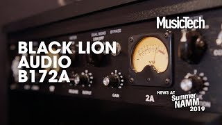 Video thumbnail for LA2A and 1176 combined in Black Lion's B172A #SummerNAMM2019 by MusicTech