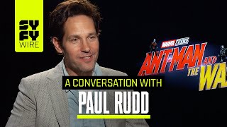 Paul Rudd On Ant-Man And The Wasp: On Working With Michelle Pfeiffer & Avengers 4 | SYFY WIRE