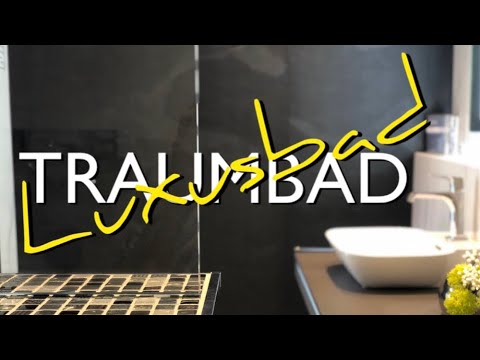 Traumbad - BADEZIMMER Ideen - Luxusbad mit XXL Fliesen