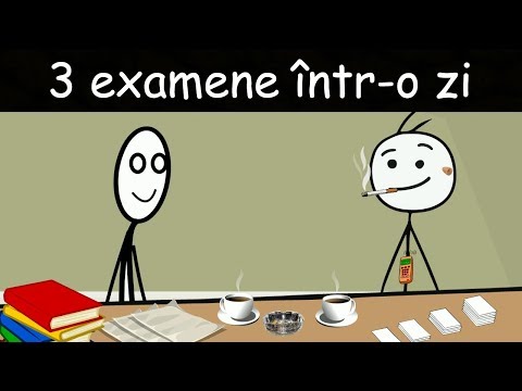 LA FACULTATE: 3 Examene Într-o Zi
