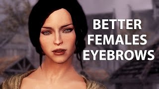 Skyrim SE - Better Females Eyebrows - Standalone by BellaGail and Kalilies