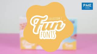 Abeceda - razítka Fun Fonts kolekce 2 FF55 PME