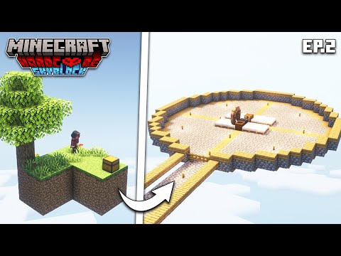 Here's why creating a VILLAGE in Skyblock Hardcore is such a HUMBLE!  #2