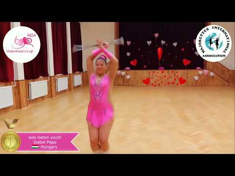 Valentine's Cup 2022 - solo baton youth - Izabel Papp