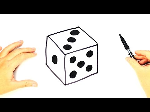 How to draw a Dice | Dice Drawing Lesson Step by Step