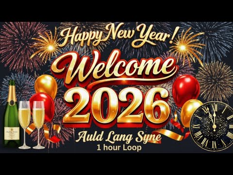 Auld Lang Syne Instrumental | 1 Hour Loop | Welcome 2026!