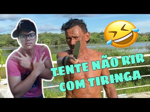 Tiringa Melhores momentos | TENTE NÃO RIR. #COMÉDIASELVAGEM, #TIRINGA, #TENTENÃORIR, #REACT.