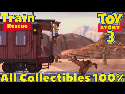 Train Rescue : Loco Motives (100% All Collectibles) | Toy Story 3