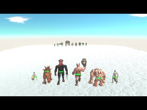 INFERNALS FACTION vs ALL FACTIONS⚡(HP BAR) [ANIMAL REVOLT BATTLE SIMULATOR]