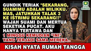 Download lagu SUAMI & MERTUA PUCAT! SAAT GUNDIK BERKATA “SUAMIMU MILIKKU SEKARANG... MAS TALAK 3 DIA SEKARANG! mp3