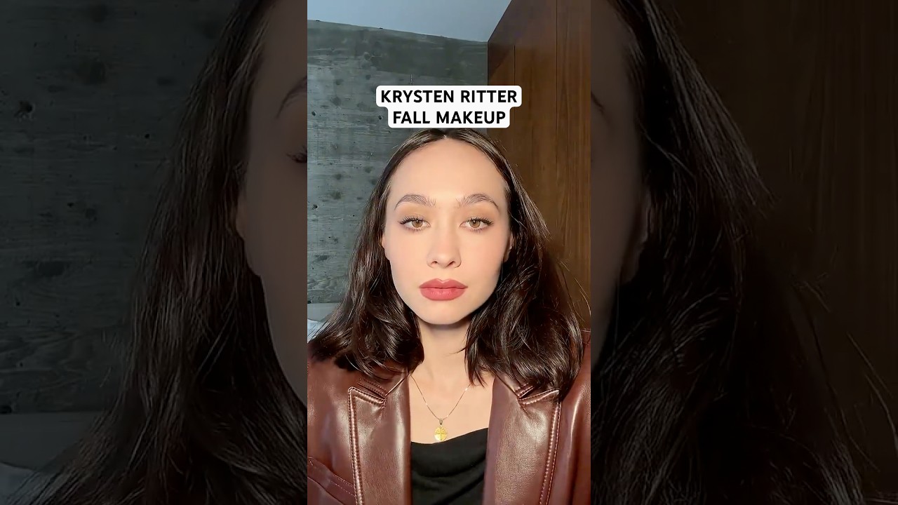 Krysten Ritter fall makeup tutorial