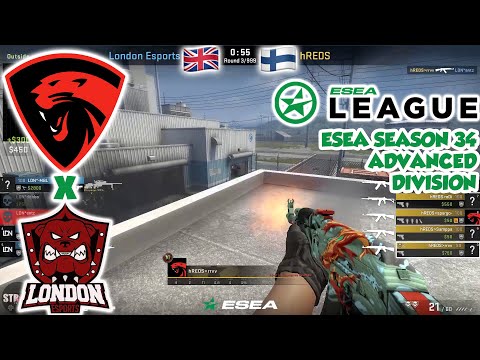 🇫🇮 Helsinki REDS vs 🇬🇧 London Esports NUKE HIGHLIGHTS - ESEA Season 34: Advanced Division - Europe
